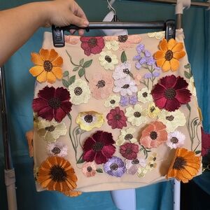 Endless Rose Floral Mini Skirt